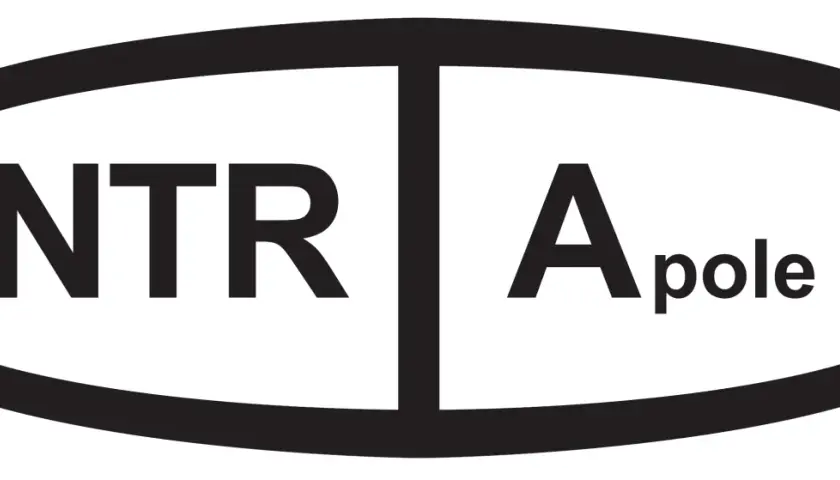Logotyp med texten NTR A pole.