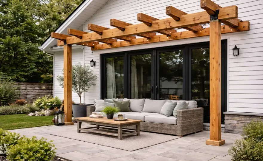 Pergola som håller - planera plats, grund och tak rätt